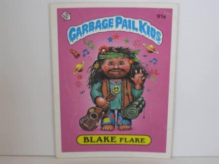 091a BLAKE Flake 1986 Topps Garbage Pail Kids Card